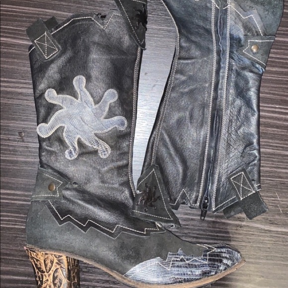 Women’s leather boots Size 5 (35) - Picture 1 of 8